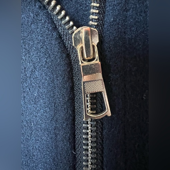 Club Monaco Elegant Dark Blue Trench Coat - Picture 3 of 10